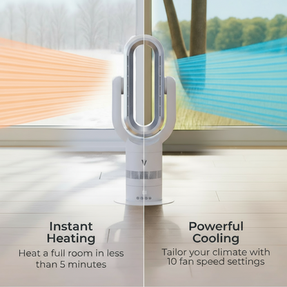 Vortex Air™ Pro Plus (2026 Upgrade) Bladeless Hot & Cool Fan